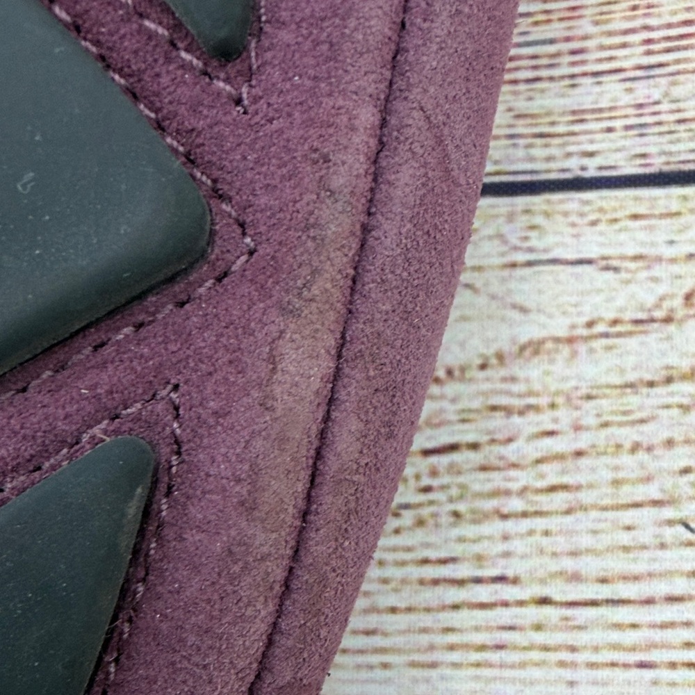 Michael Kors Plum Loafers with Gold Logo - Picture 6 of 11